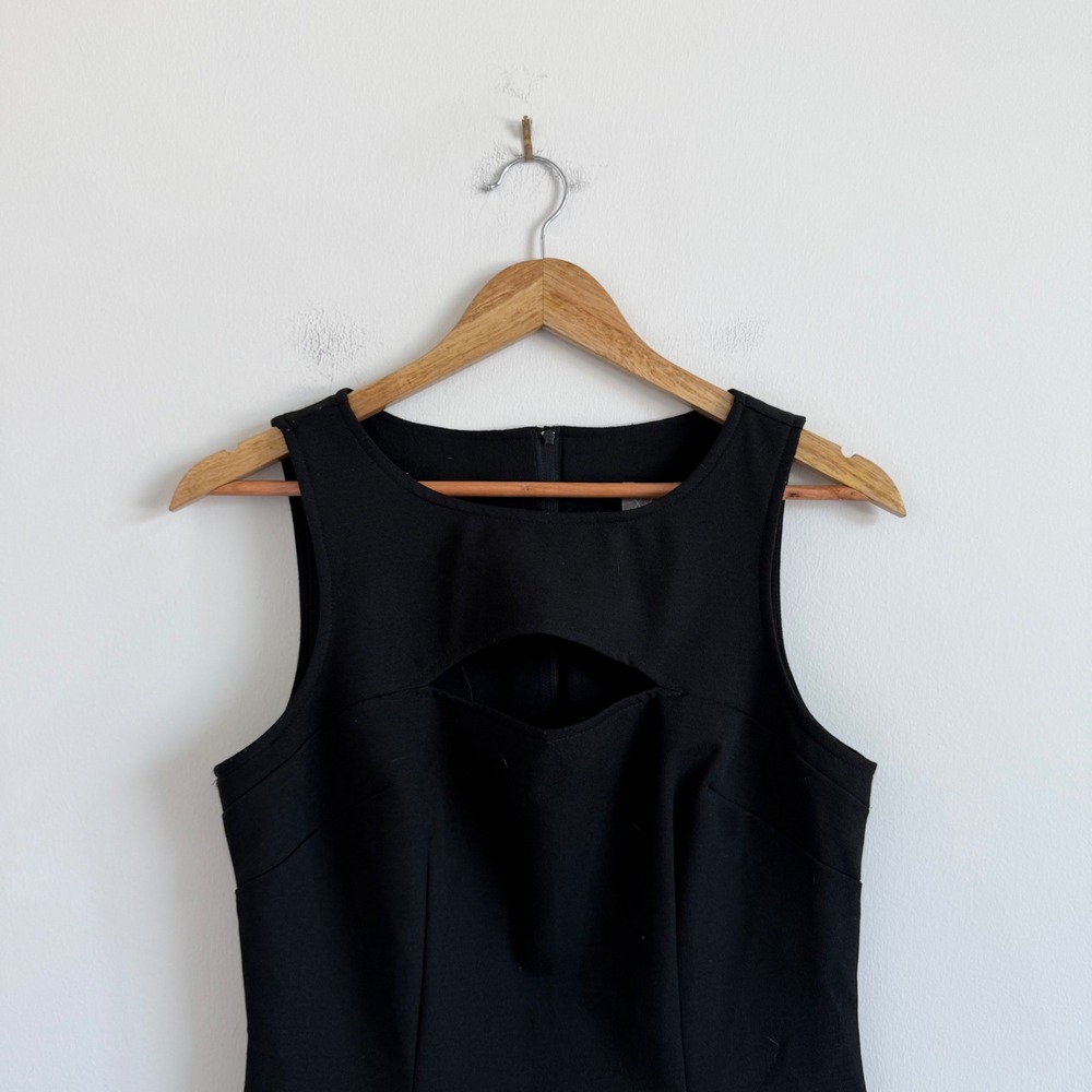 Vintage 90s Front Bust Cutout Sleeveless Mini Dress